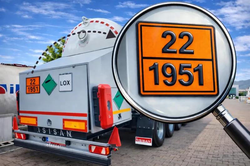 22-1951 LİKİT ARGON Kriyo Tanker Levhası