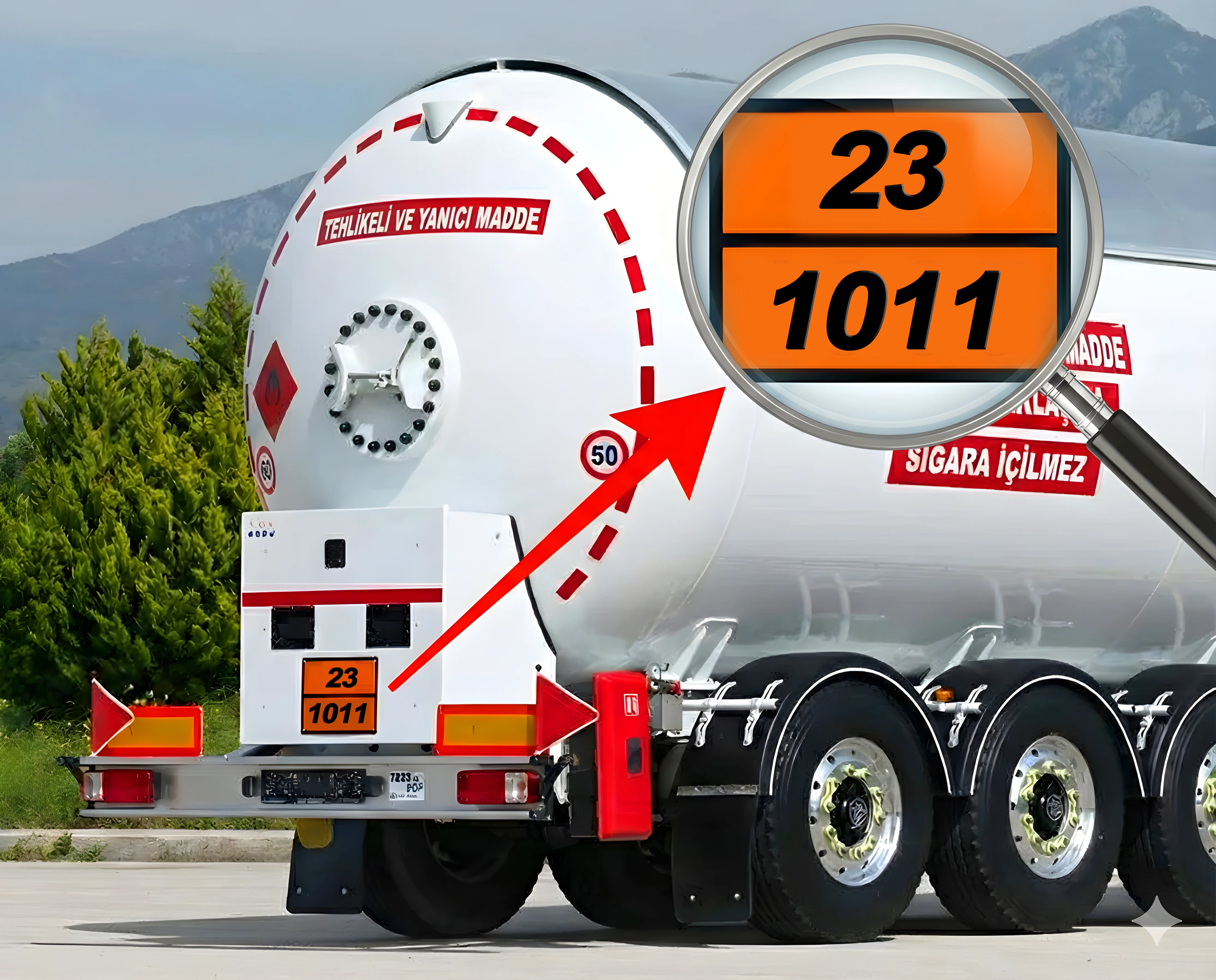 23-1011 BÜTAN Tanker Levhası