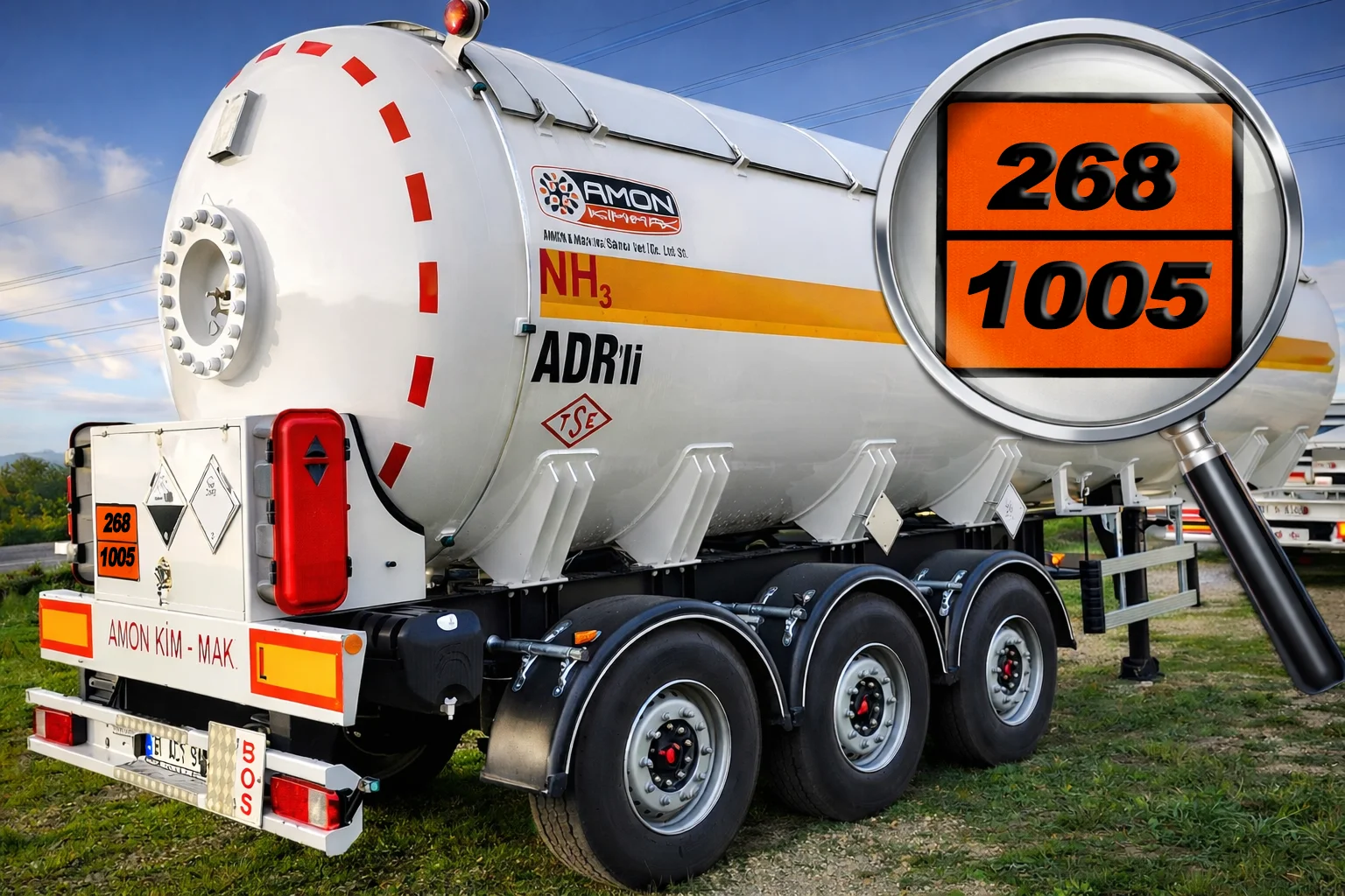 268-1005 AMONYAK Tanker Levhası