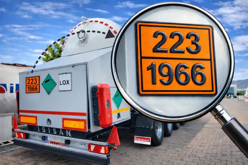 223-1966 LİKİT HİDROJEN Kriyo Tanker Levhası